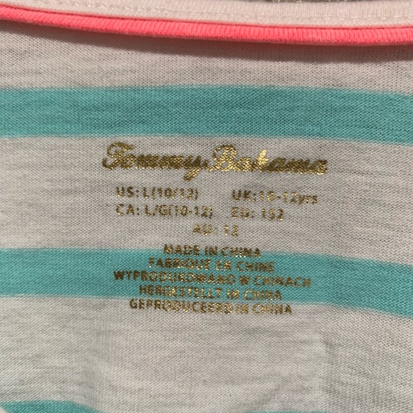 striped anchor top with front tie - Picture 3 of 3